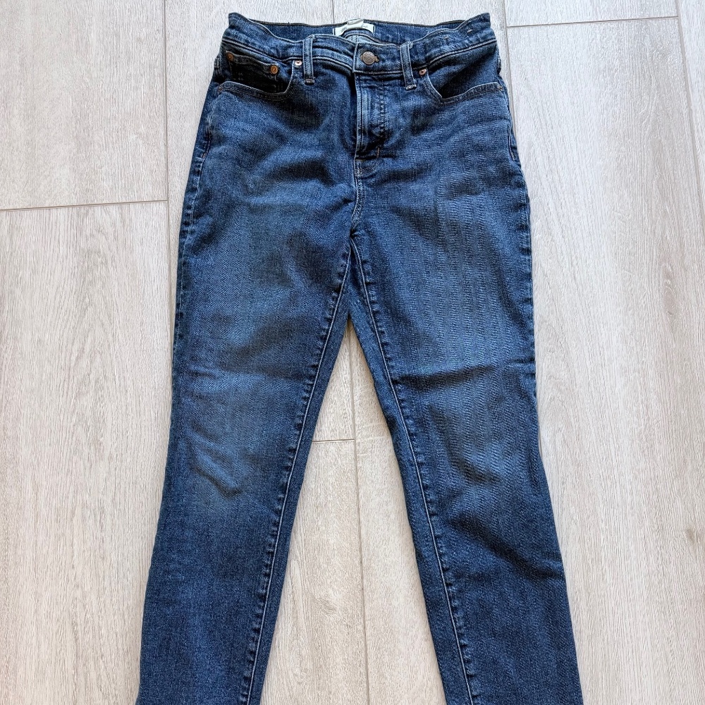 Madewell Curvy Perfect Vintage Straight Jeans Size 27 Medium Wash